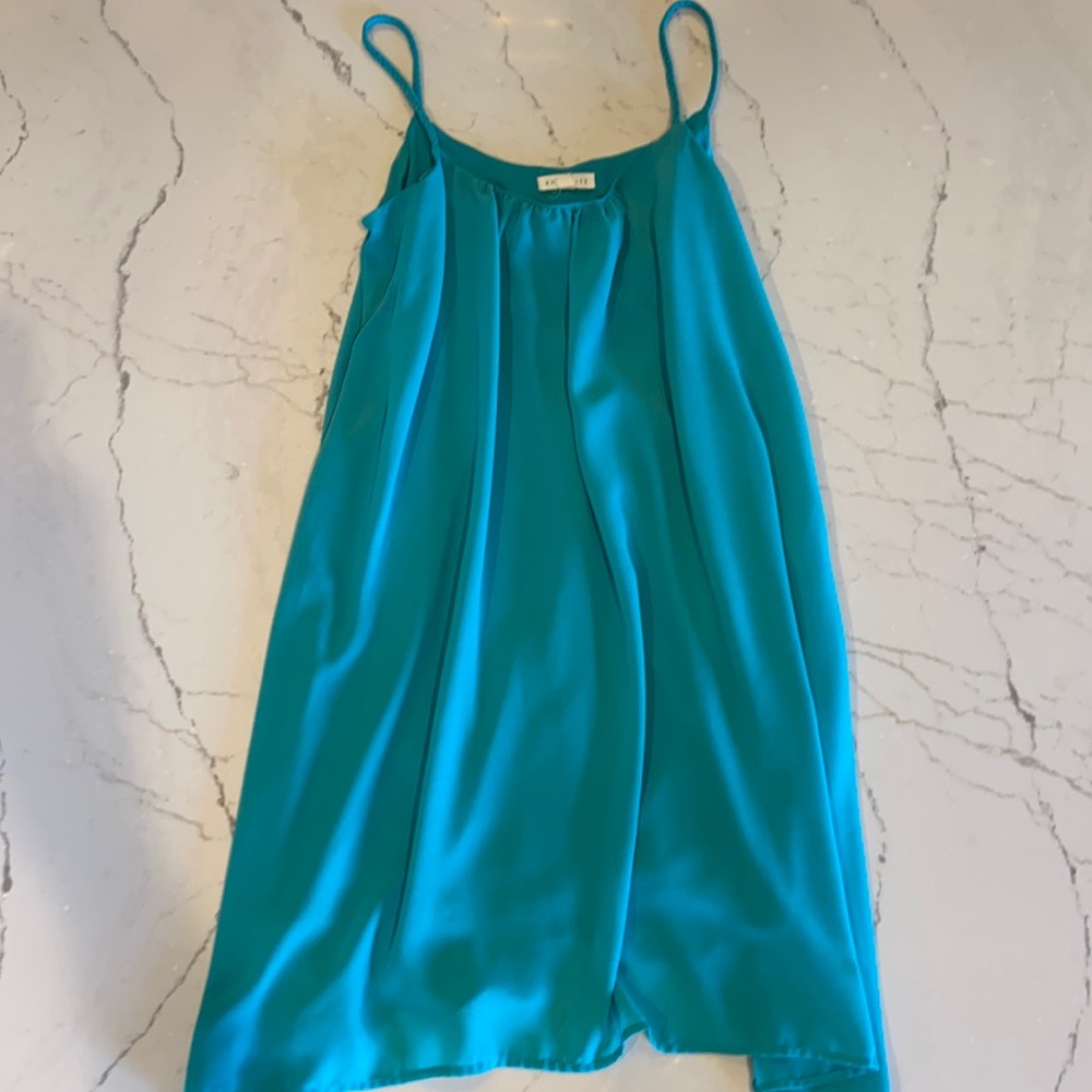 Spaghetti Strap Turquoise Dress size Small